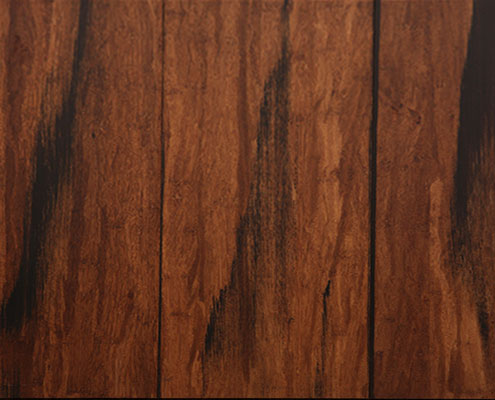 Our French Vintage colour has a special distressed paint finish we apply to our Coffee boards. These random streaks create a look of wear and aged, reminiscent of warehouses and lofts found in some of the most cosmopolitan cities in the world. Its grain is beautifully consistent displaying enough variation in shade and texture to add to its’ natural appearance. Boards are long and wide, finished with an amazingly durable semi gloss clear.